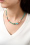 Heliophilia Silver Collar Multicolor de Cuerpo Metálico con Acabado Lacado